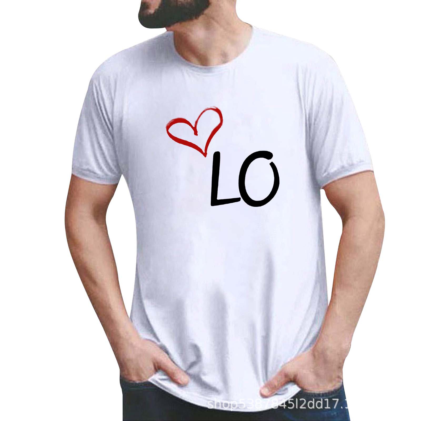 (Cross-border trading), T-shirt, Aliexpress, Amazon, with short sleeve, 3D digital printing service, wholesale