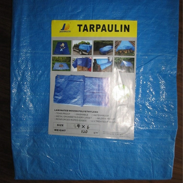 厂家直销聚乙烯篷布 编织布 双蓝巨鼎篷布 防水雨布