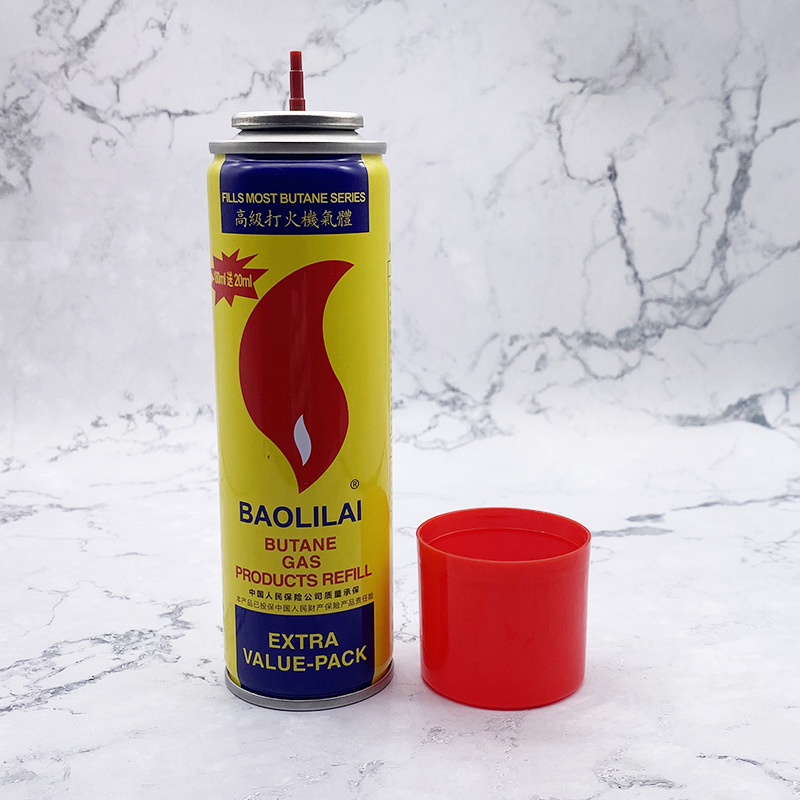 家麗寶氣體小瓶180+20ml通用打火機充氣罐丁烷高純度氣體批發