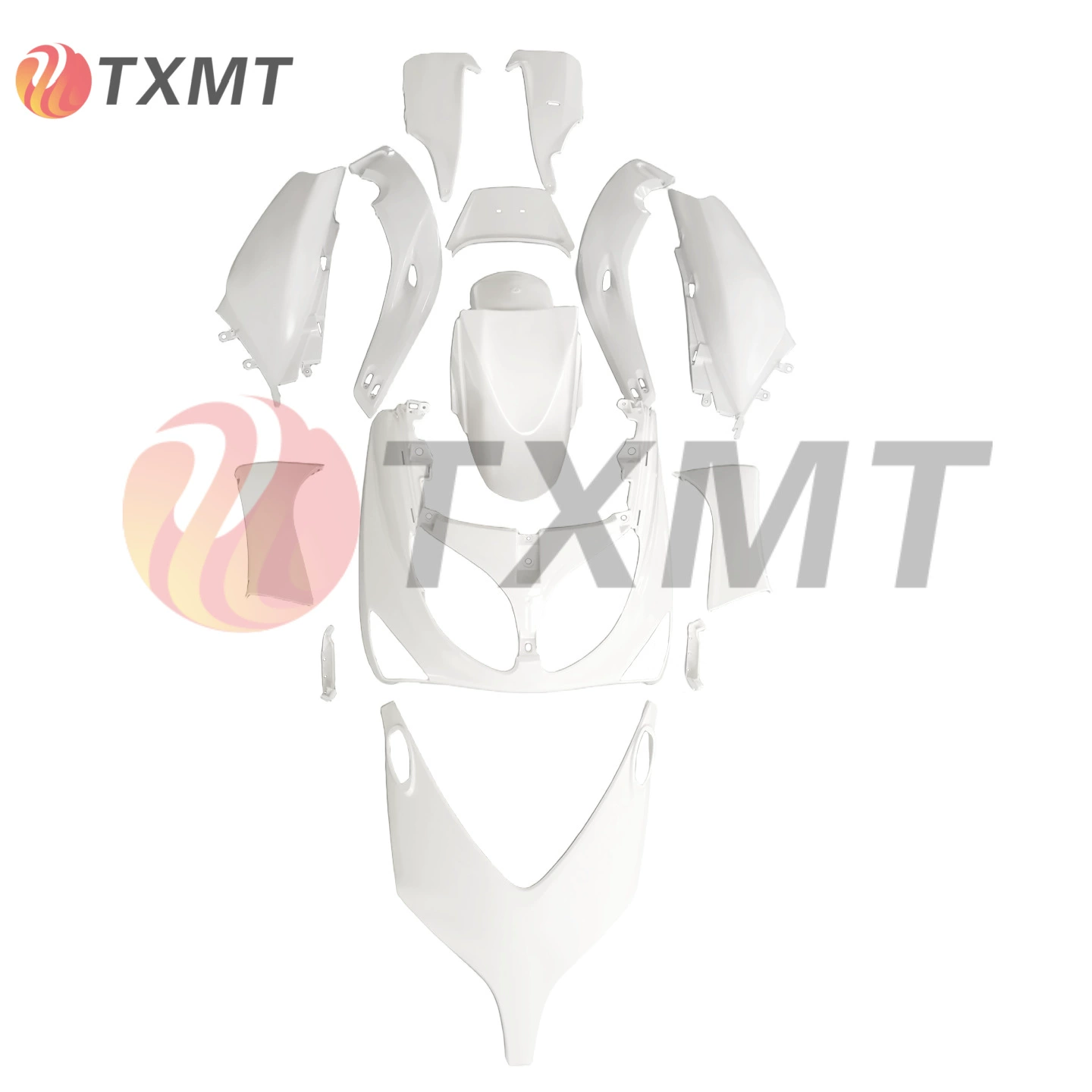 Подходящий для корпуса Yamaha TMAX500 01-07 капот, передний крыло, защитная накладка, боковая задняя панель, нижний багажник
