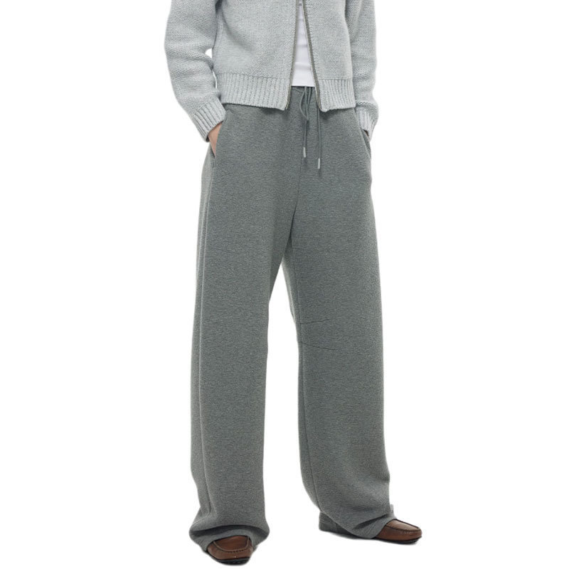 Alrigh Narrow Waist Curved Banana Tapered Pants Lazy Style Thick Casual Pants Loose Drawstring Sweatpants Niche High Alrigh Narrow Waist Curved Banana Tapered Pants Lazy Style Thick Casual Pants Loose Drawstring Sweatpants Niche High
