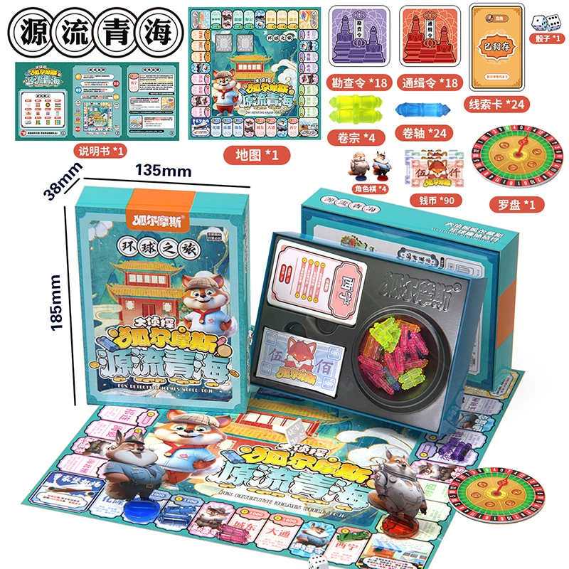 Монополия «World tour» (Хуэрмос), карточная настольная игра «Путешествие в Китай», комплект, делюксовое издание