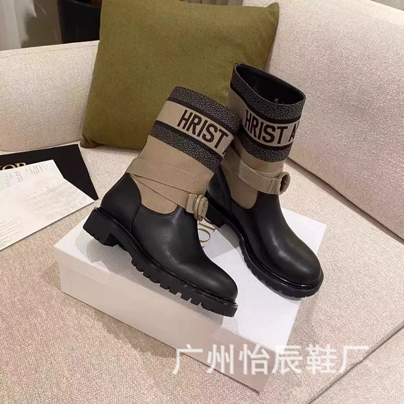 Зимние полусапоги низкие (Martens), натуральная кожа, рифлёная подошва, тёплый повседневный стиль