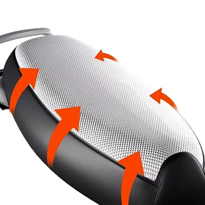 Seat Cushion Cover Leather Waterproof Pad: Motorcycle cushion
