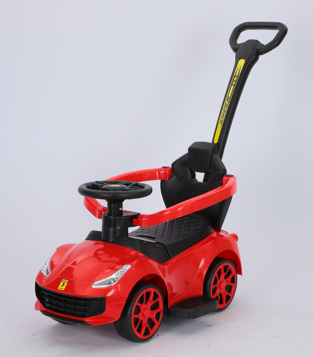 Niños de cuatro ruedas de torsión, patina para bebés de 1 - 3 años de edad, se puede sentar con música swing con patina asistida de empuje manual.