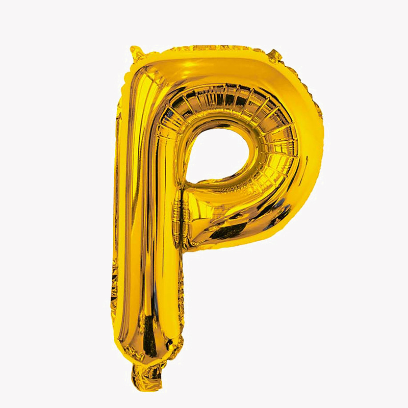 Globo de letra de película de aluminio de 16 pulgadas, versión americana en mayúsculas, cuerpo delgado, pinyin en inglés, decoración de caracteres, globo de papel de aluminio AZ al por mayor