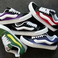 Кроссовки Vans Knu Skool, толстая доска, большие замшевые замшевые кроссовки с логотипом, американские кроссовки в стиле ретро, обувь Akita