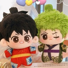 在庫あり アニメ ワンピース ルフィ ゾロ 10cm 可愛い綿人形 ぬいぐるみ ペンダント 友達へのプレゼント