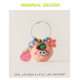 Original Cute Blush Ladybug Small Coal Ball Bag Pendant Stuffy Bag Pendant Exquisite Keychain Student Gift