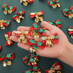 クリスマス装飾リボン鈴付きクリスマスプレゼント装飾クリスマスツリー花輪装飾アクセサリープレゼント