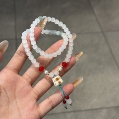 双圈可爱猫爪双圈手串学生绕指柔文玩手链甜美高颜值情侣闺蜜礼物