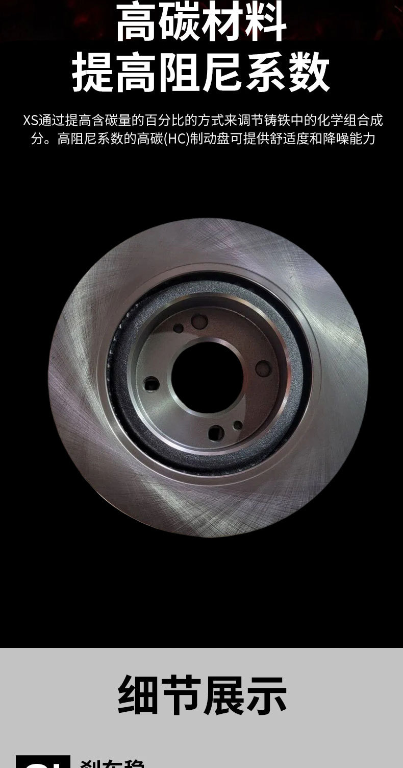 4615A129 Brake Disc Is Suitable for Mitsubishi G4 Front Wheel Special Brake Disc