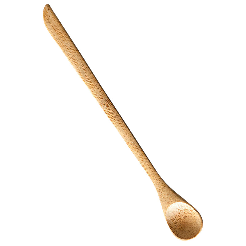 Cucharas de bambú 16X3CM19 * 3CM Cucharas de café carbonatadas Cucharas de café