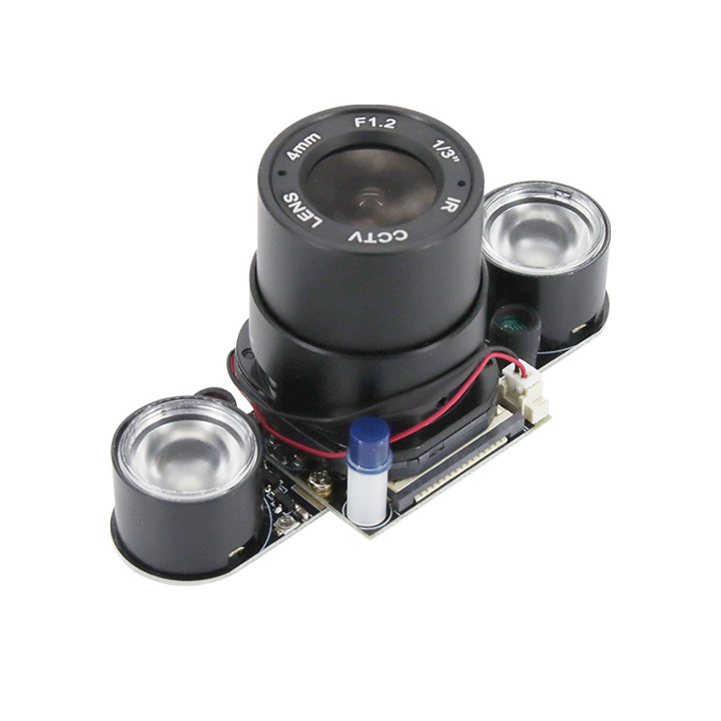 IR-CUT conmutación automática luz infrarroja Raspberry PI 4mm visión nocturna Gran lente de la cámara