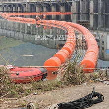 水上施工用拦污夹网式浮筒 水域作业围污浮排 电站进水口拦网浮漂