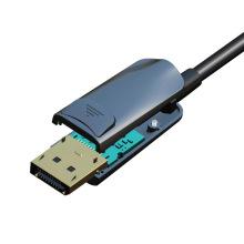 厂家生产DP HDMI USB 4光纤高清线缆压铸锌合金外壳铝壳设计制造