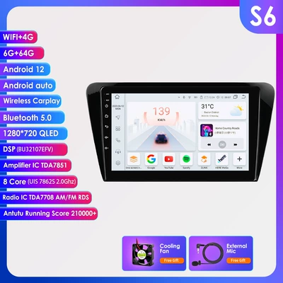 all-in-one machine, DVD Navigation - 664g-wifi4g-lte-version-7862-carplay-eight-core-10-inch-for-skoda-octavia