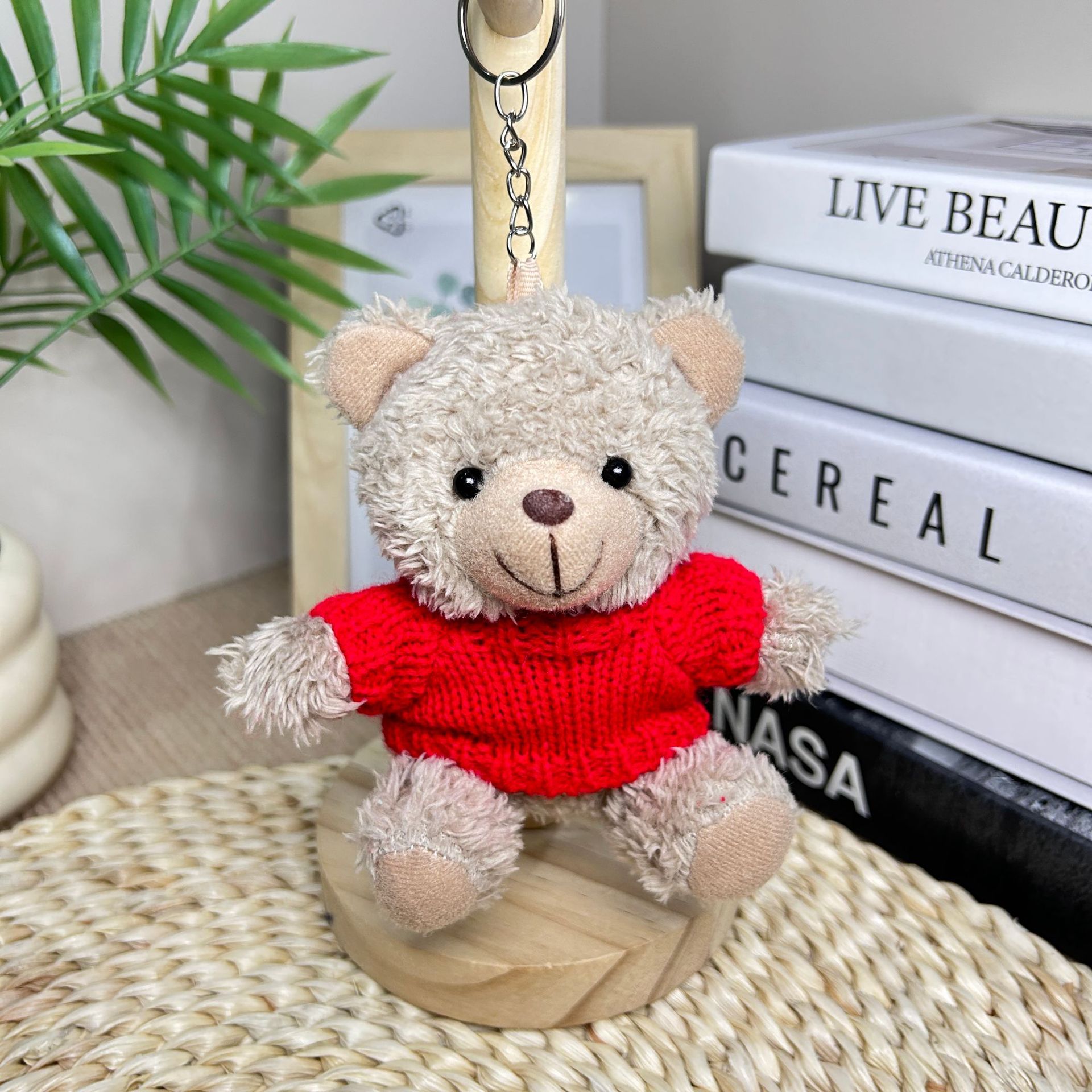 Colgante camiseta Teddy Bear muñeca Teddy Bear muñeca juguetes de peluche temporada de graduación logotipo corporativo regalo muñeca tela