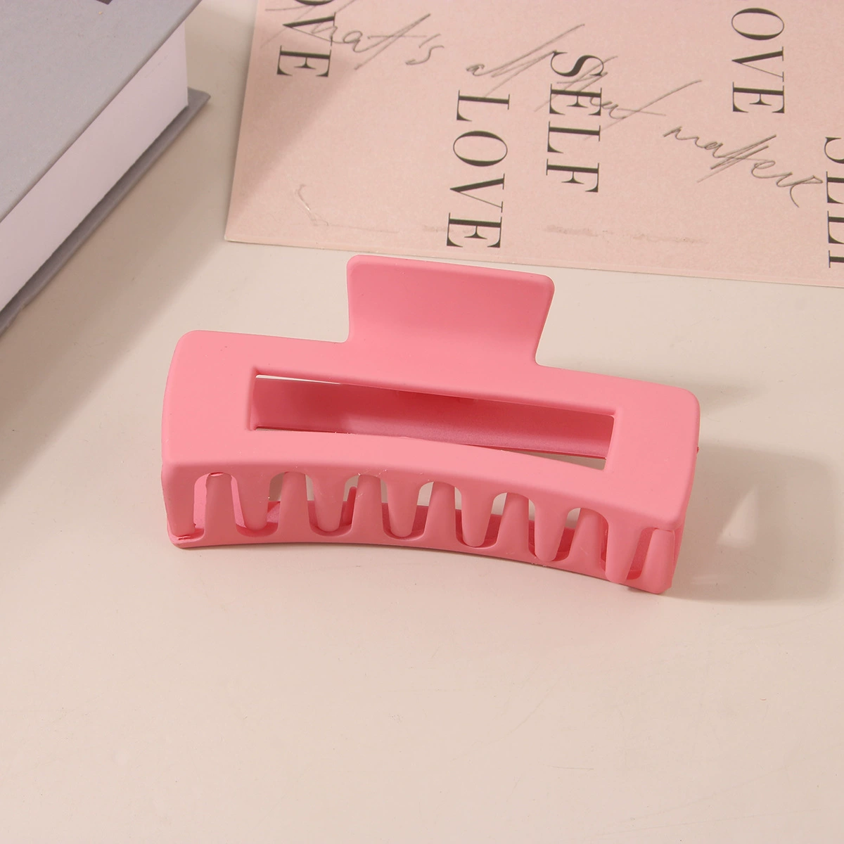 (Cross-border trading), rectangular matte crab pin, big shark, hairgrip, Amazon, simple and elegant design