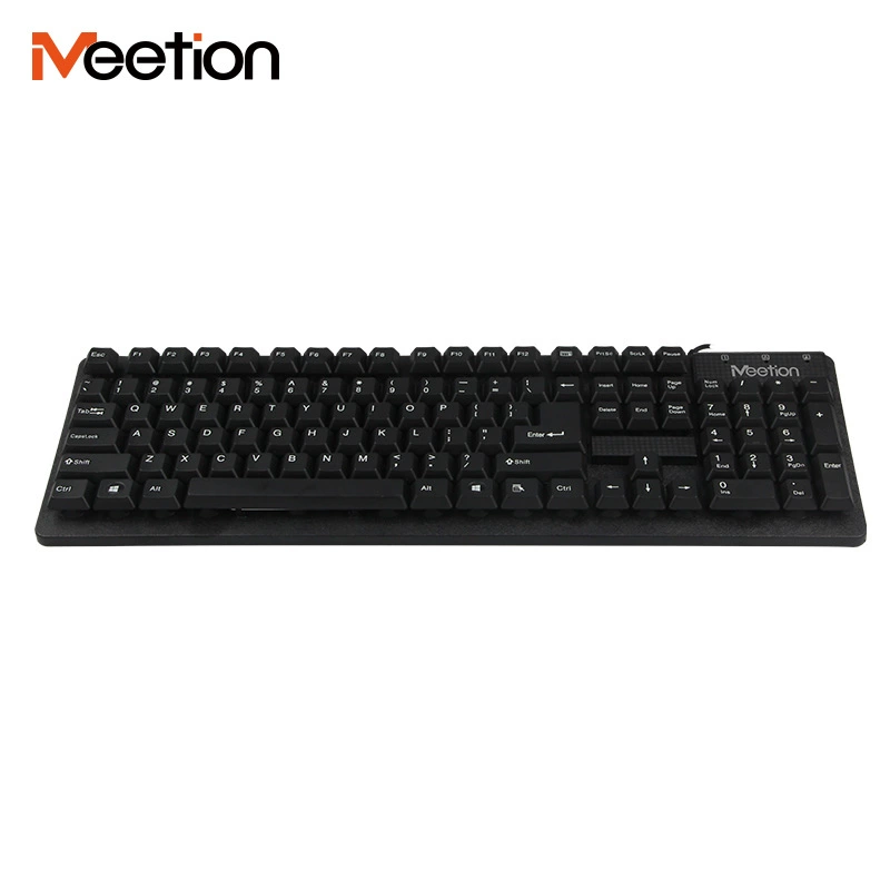 MEETION Mushen K202 USB Проводная клавиатура для бизнеса, офиса, дома, брызгозащищенная клавиатура на испанском языке, оптовая продажа
