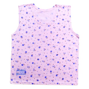 Middle-aged and elderly underwear mother pure inner cotton underwear summer wide shoulder old lady base vest manufacturers direct approval