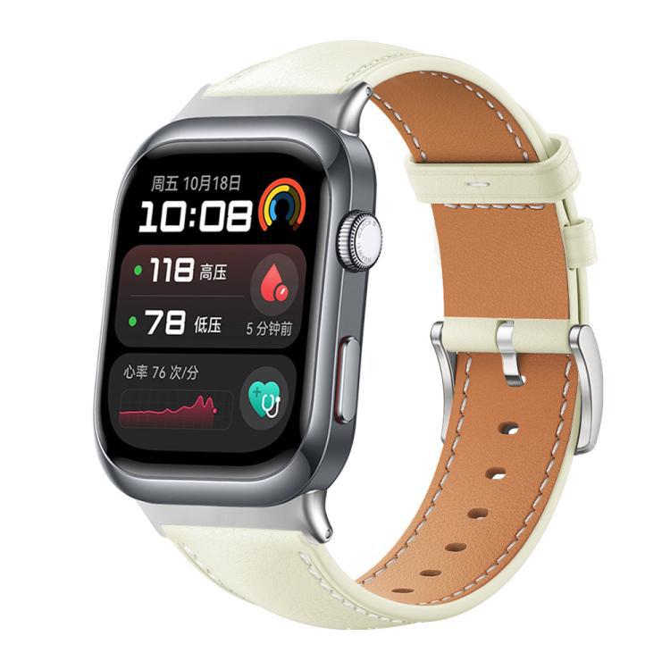 xDfind correa de cuero de tiburón negro para Huawei Watch Fit 4 Pro / Fit 4 / Fit 3 20mm