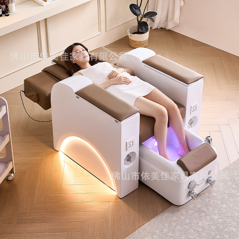 Cama de masaje de pedoterapia, sofá de baño de pies eléctrico, cama de manicuría, silla de pestañas, cama de pedoterapia, cama de baño de pies eléctrica