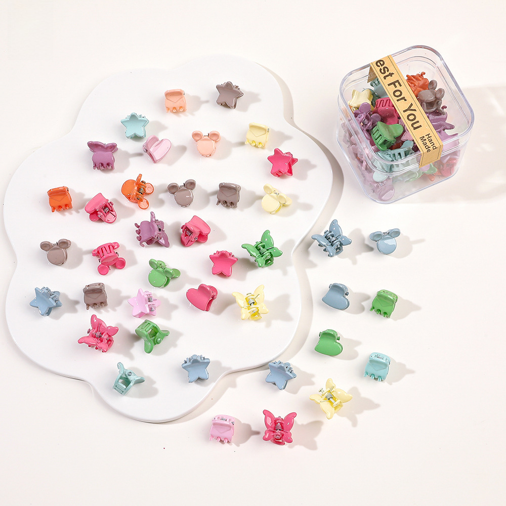 Set mini mollette per capelli colorate per trecce e frangetta_voghion.com