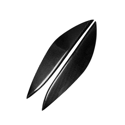 Suitable for Honda Civic light eyebrow 2001-2003 carbon fiber car modification headlight eyebrow eye eyelash accessories (Lamp eyebrow)