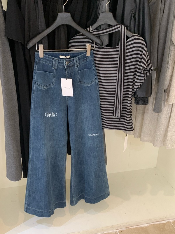 【高品质订货】修身显瘦微喇裤女遮胯2025秋季百搭高腰长款牛仔裤|undefined