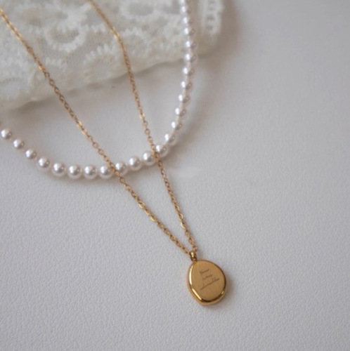 Stall Night Market Jewelry Necklace Women Fashion Design Sense Clavicle Chain Internet Celebrity Live Streaming Accessories Wholesale 