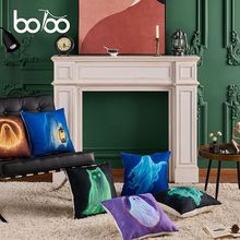 跨境万圣节抱枕套家居装饰幽灵系列数码印花抱枕套沙发靠枕靠垫套