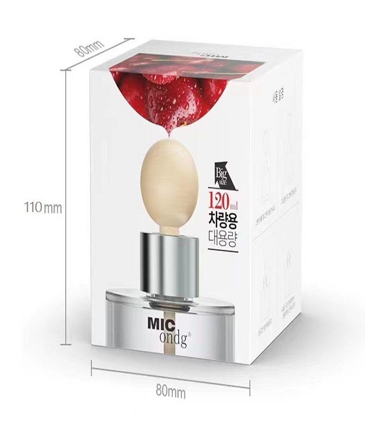 Korean Car Air Freshener Tropical Red Fruit Grape Scent Mic Car Ornament Rattan Air Freshener Perfume Essential Oil Dropshipping