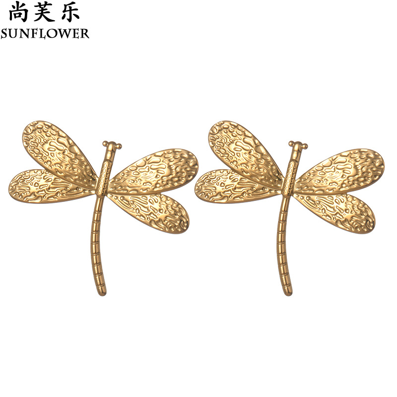 Retro sophisticated universal earrings stainless steel