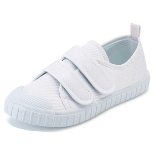Children's White Shoes Canvas Shoes Spring and Summer New Indoor Non-Slip Performance Shoes Kindergarten Children's Shoes Dance Shoes One-Legged Shoes