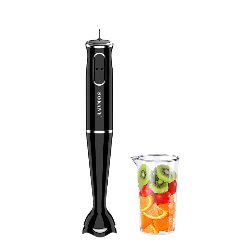 Barra de cocina transfronteriza, mezclador eléctrico de mano multifuncional, cabezal de corte de acero inoxidable, pequeño suplemento alimenticio para bebés, exprimidor image 6