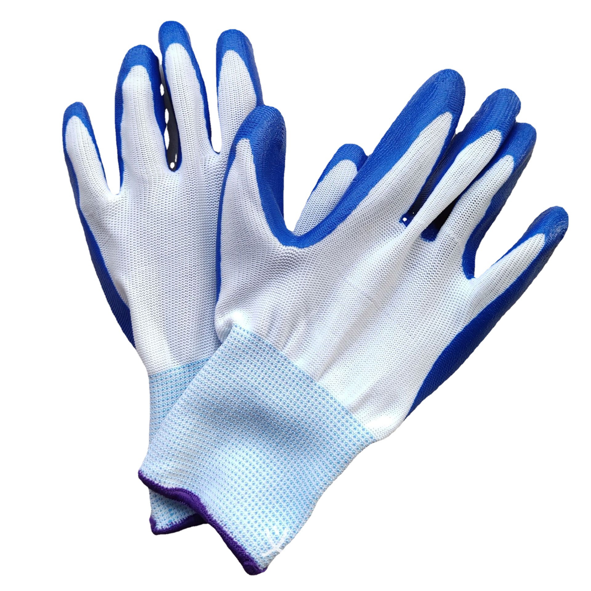 丁晴浸胶手套十三针涂掌挂胶耐磨耐油劳保手套现货批发