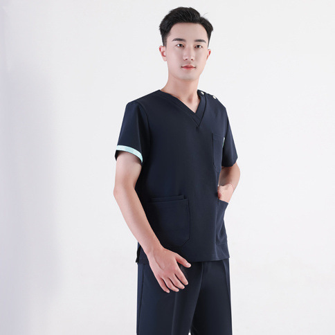 伸縮性のある手洗い服、手術室、歯科、口腔、動物病院、男女医師の手洗い服、スリムフィットスプリットスーツ|undefined