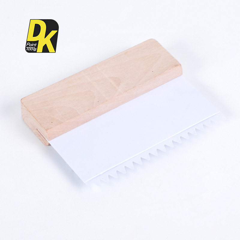 基士博硅藻泥肌理漆扇形刮板 菱形效果腻子刮板艺术涂料施工刮板