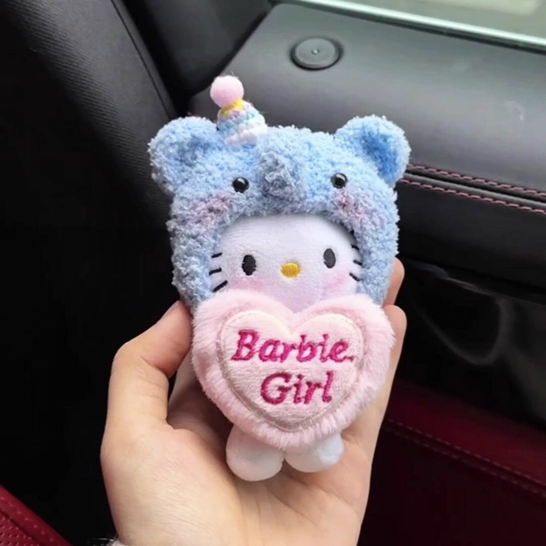 Cartoon Cute Car Gear Shift Knob Cute Doll Car Steering Wheel Light Wiper Gear Shift Knob Decoration Internet Celebrity Ornament for Women