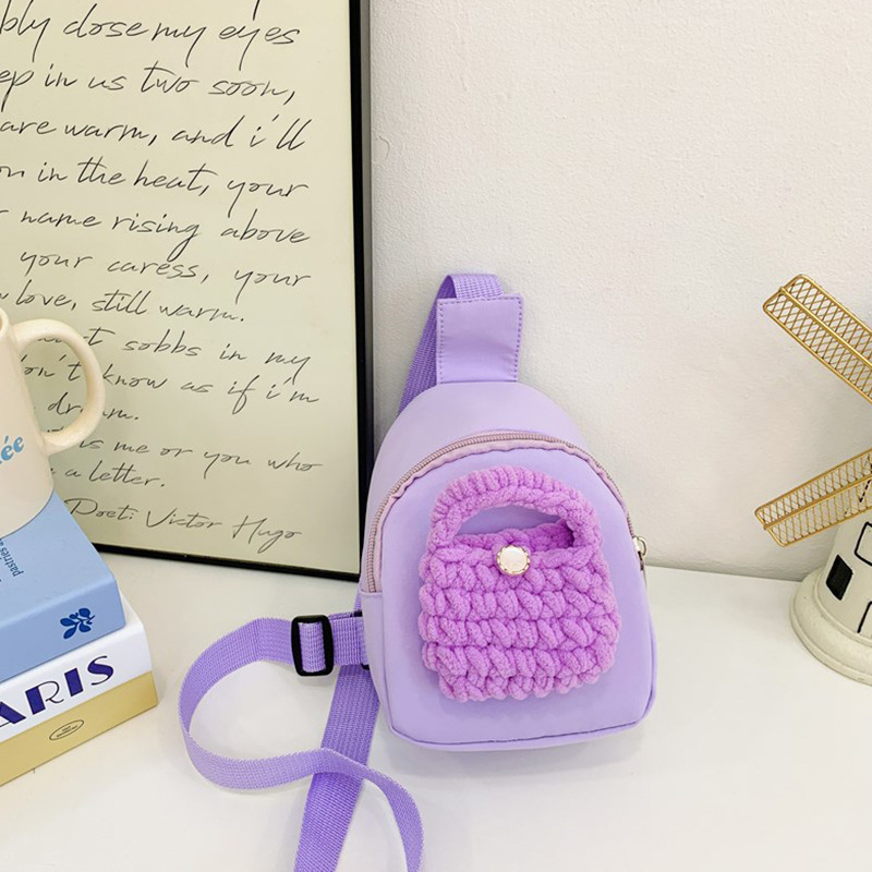 Bolso de niña 2025 nuevo bolso de bebé princesa bolsa de cambio al aire libre bolso de pecho de niña universal