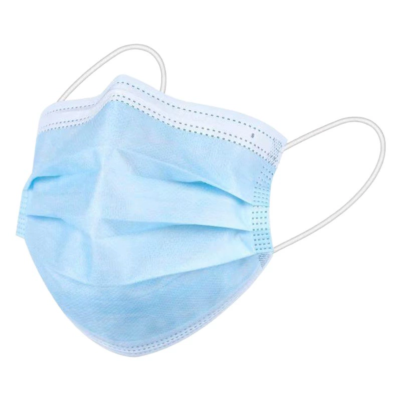 Бело-синяя одноразовая маска, трехслойная утолщенная защитная маска, выдувная из расплава для взрослых, 10 упаковок, независимая упаковка, заводская партия