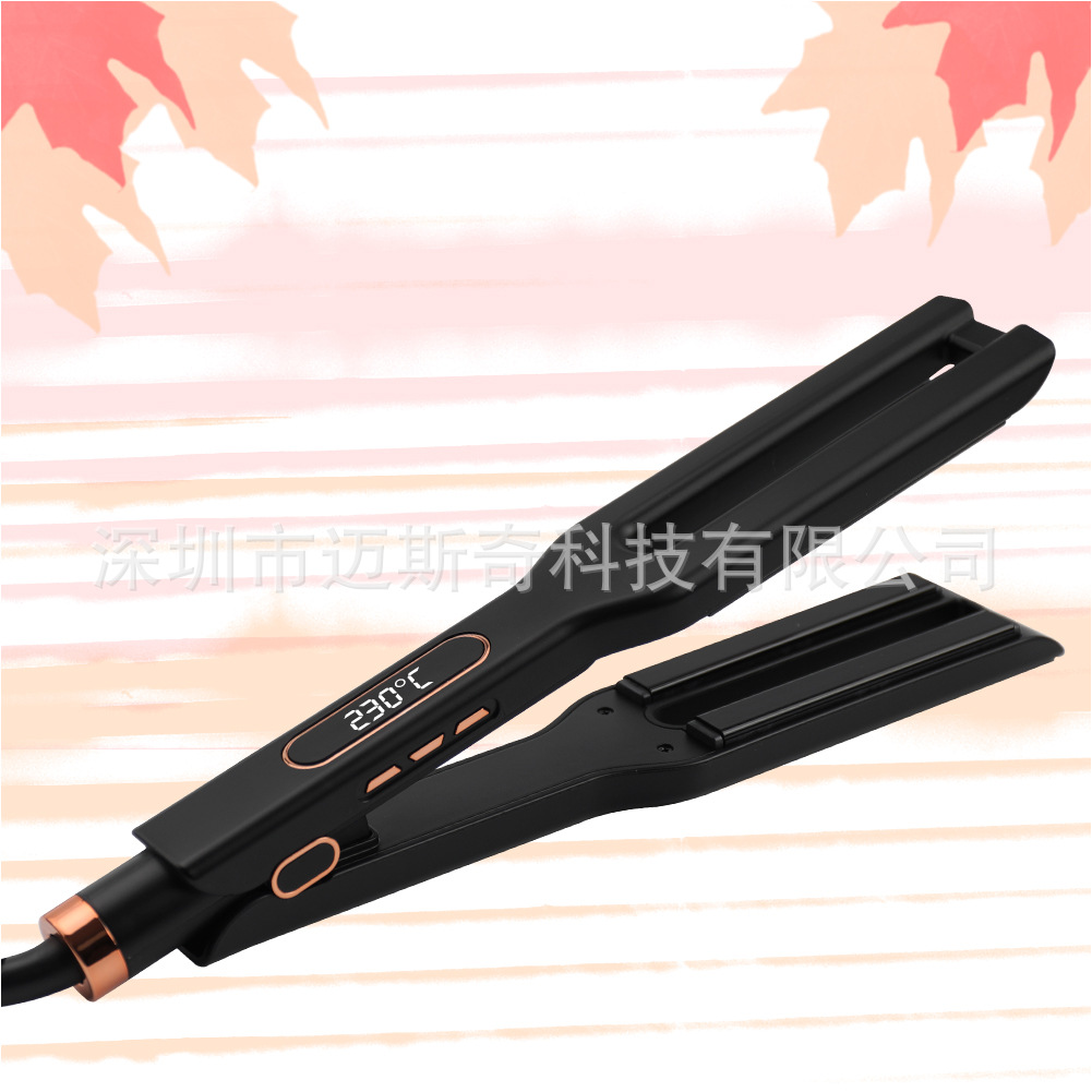 2021新款 4 PTC 加热器双效直发器专业快速电动直发 LED 数码