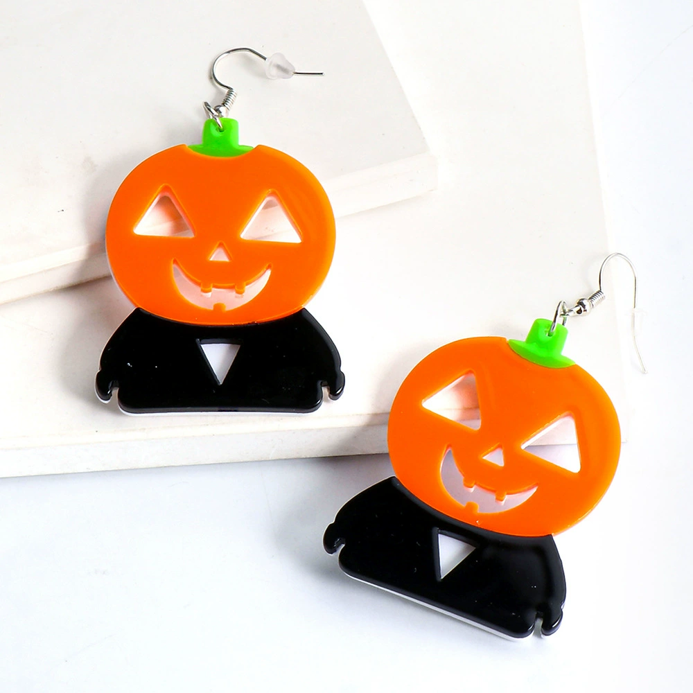 (Cross-border trading), acrylic earrings, halloween, European style