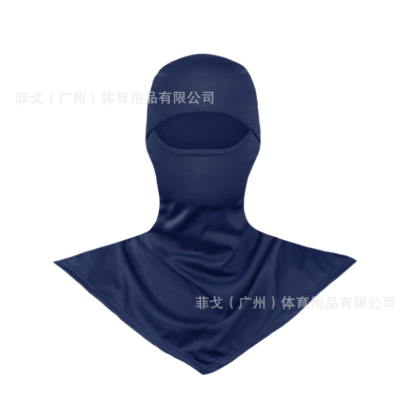 통기성 속건성 실크 메쉬 네이비 블루