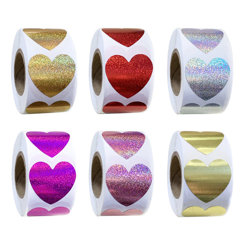 500Pcs/ 2.5cm Love Valentine's Day Sticker Sealing Sticker Gift Decoration Sticker 500Pcs/ 2.5cm Love Valentine's Day Sticker Sealing Sticker Gift Decoration Sticker
