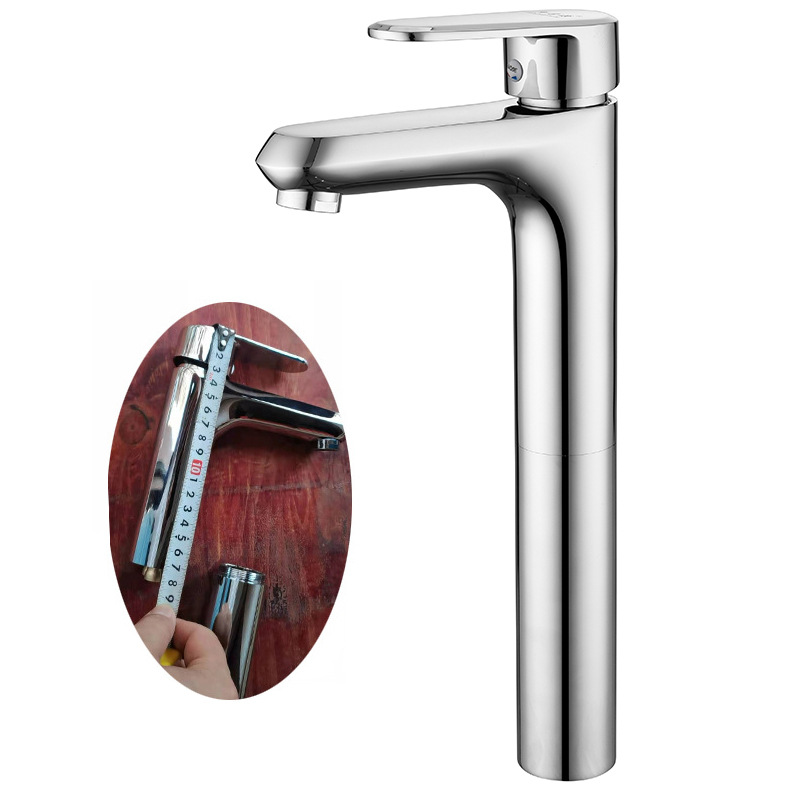 heighten Basin Hot and cold water tap hotel Flats Shower Room Art Basin undercounter water tap height Split