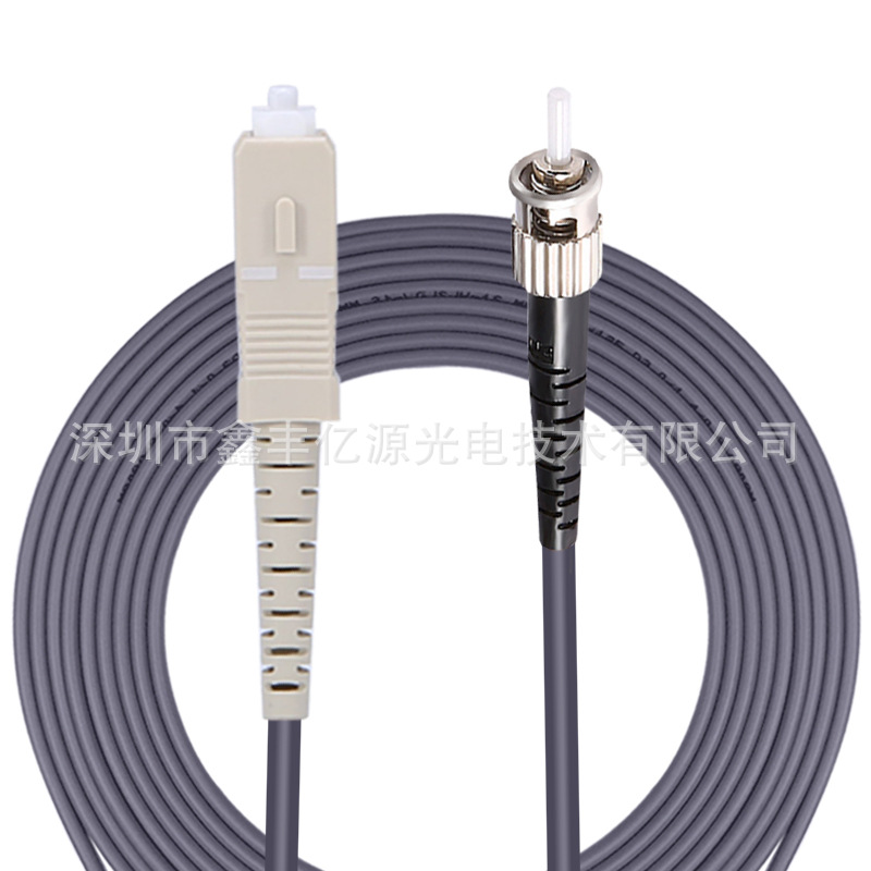 川正光电 标准电信SC-ST多模单芯光纤跳线 收发器尾纤 SC-ST 3米