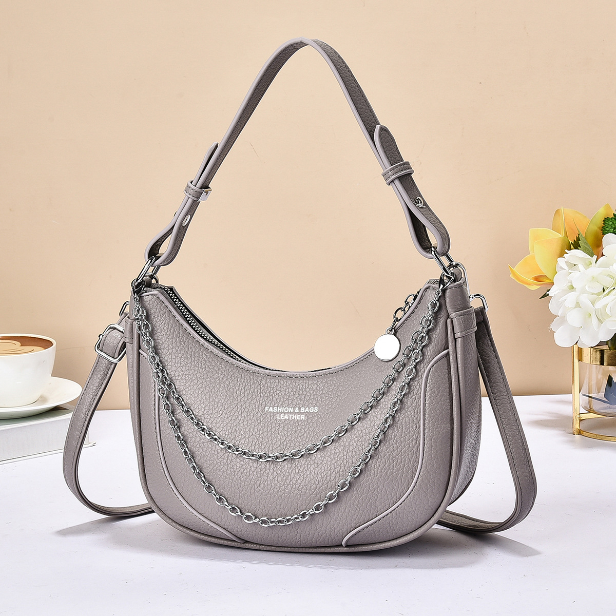 Bolso de mano casual de moda simple y lujoso bolso de brazo de estilo coreano bolso de hombro diario bolsos transfronterizos