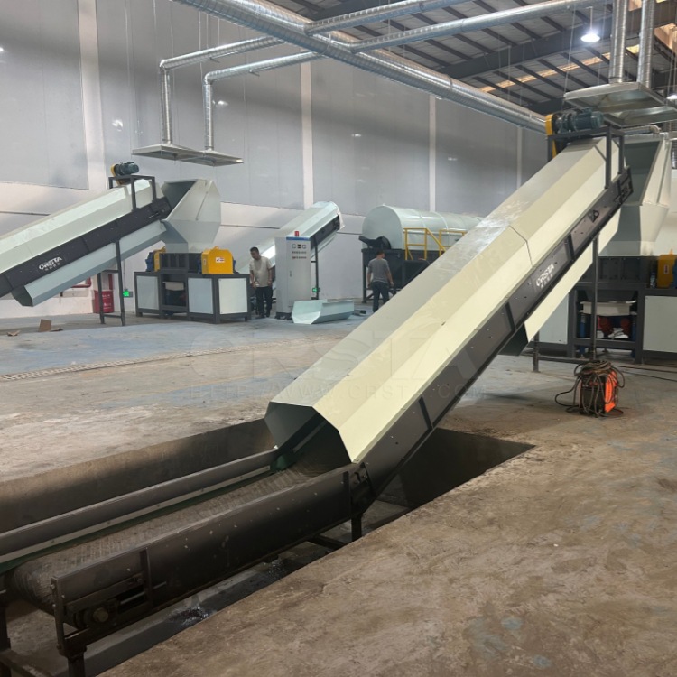 PP废旧保鲜袋破碎清洗利用机，保鲜膜废塑料处置清洗粉碎机